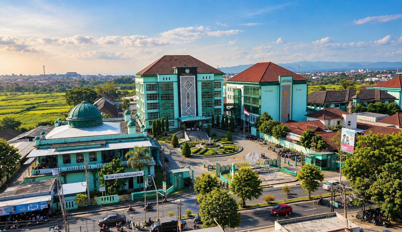 Tampak depan kampus UIN Saizu